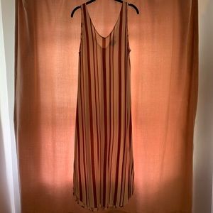 B Young by Urban Outfitters Striped Maxi Dress